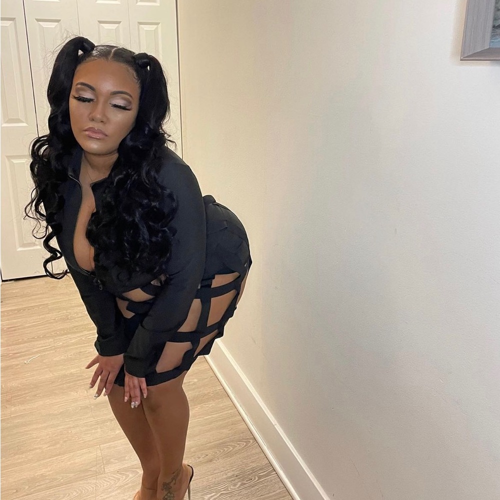Black Cage Dress